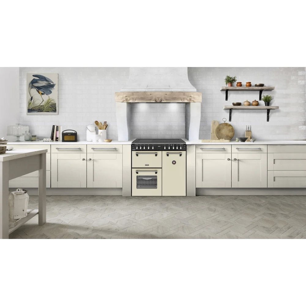 Stoves DX RCA RICH 90Ei RTY 444411870 - Cream Range Cooker - 90cm - 5 Zone Induction - 174L Capacity - A Energy - Image 2