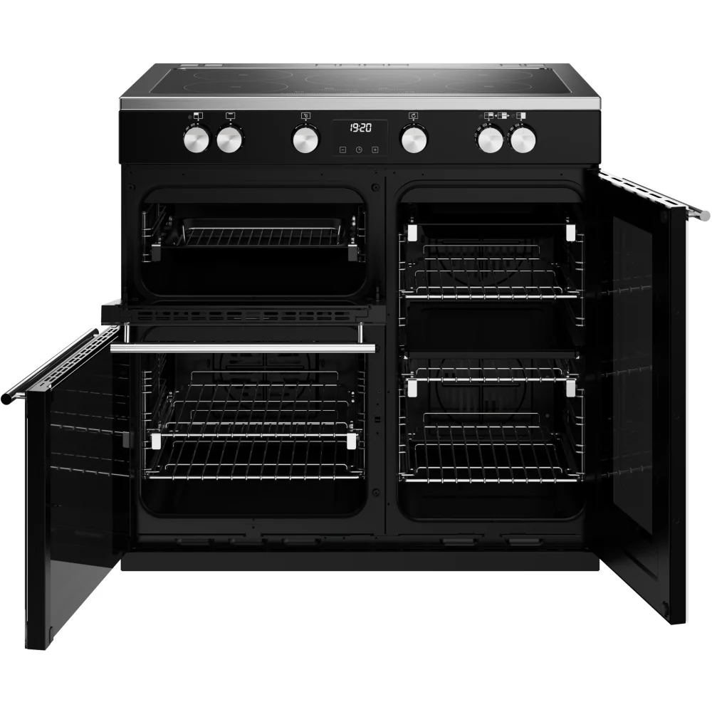 Stoves Precision Deluxe D900Ei TCH 444411490 - Black 90cm Induction Range Cooker - 5 Zone Hob - 3 Ovens - A Energy Rated - Image 4