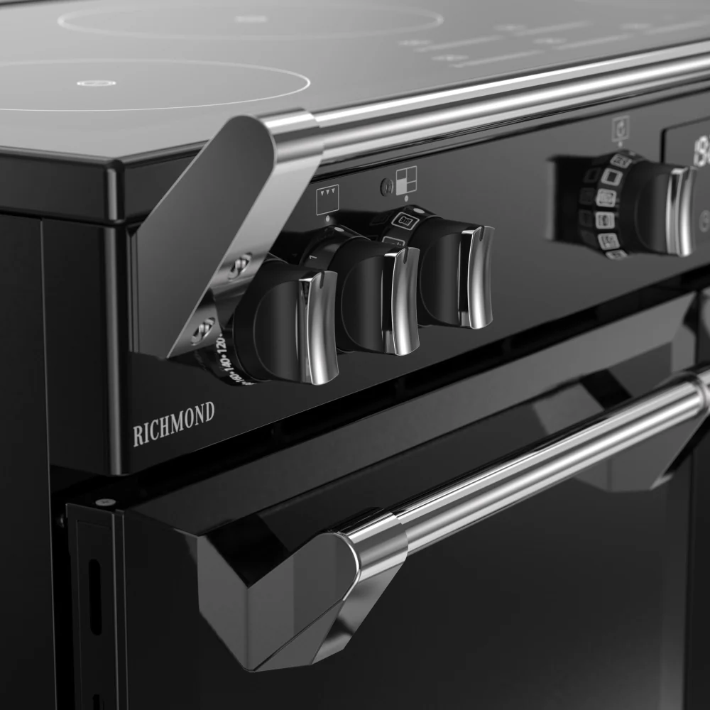 Stoves RCA RICH 100Ei TCH BL 444411859 - Black 100cm Induction Range Cooker - 196L Capacity - A Energy Rating - Image 4
