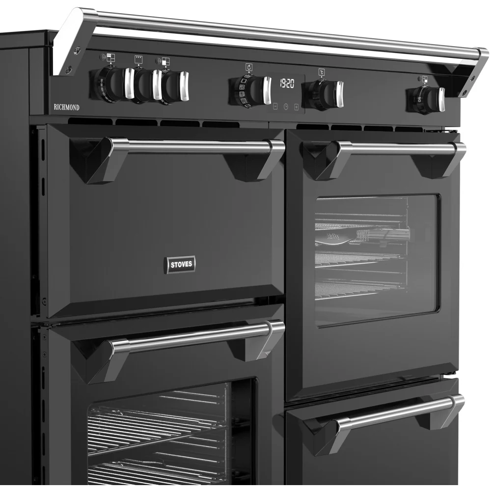 Stoves RCA RICH 110Ei TCH BL 444411865 - Black 110cm Range Cooker - Quad Oven, Induction Hob, A Energy - Image 5