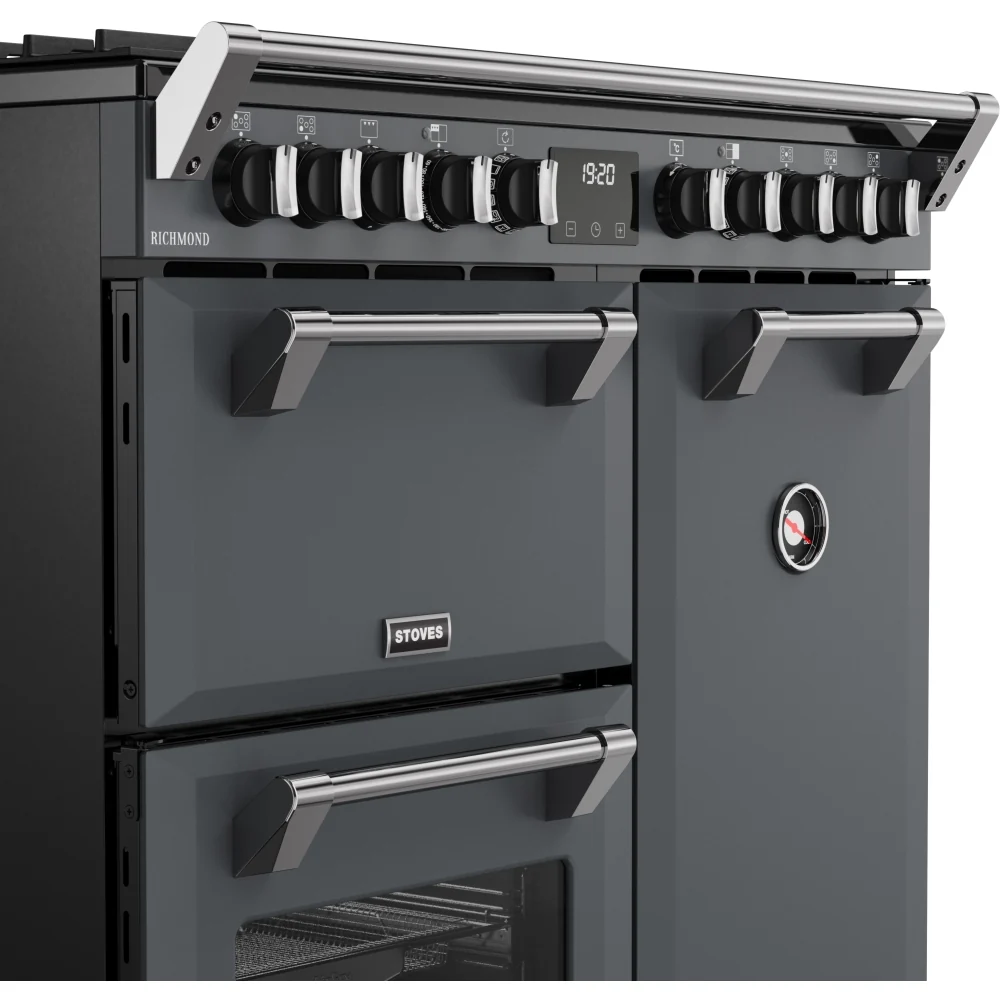 Stoves RCA RICH 90DF ANT 444411849 - Grey 90cm Dual Fuel Range Cooker - 174L - A Energy Rating - Image 5