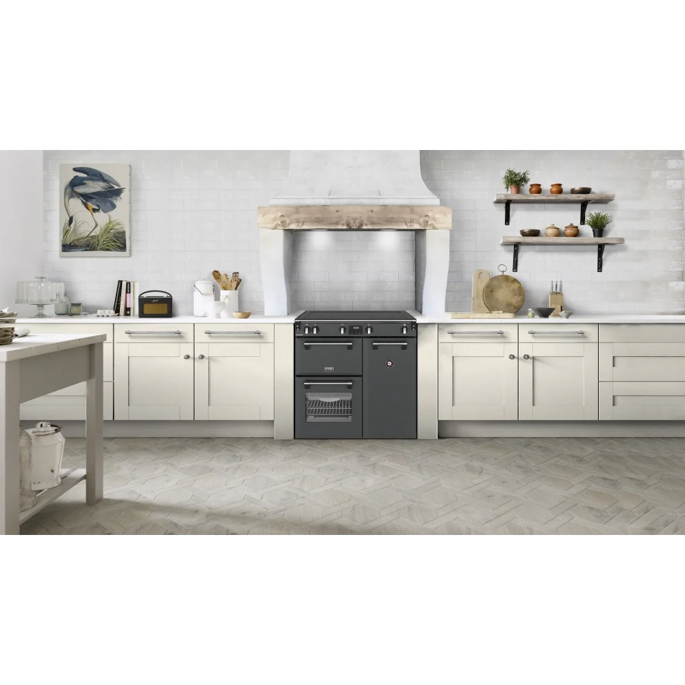 Stoves RCA RICH 90Ei TCH ANT 444411853 - Grey 90cm Induction Range Cooker - 174L - A Energy Rating - Image 2
