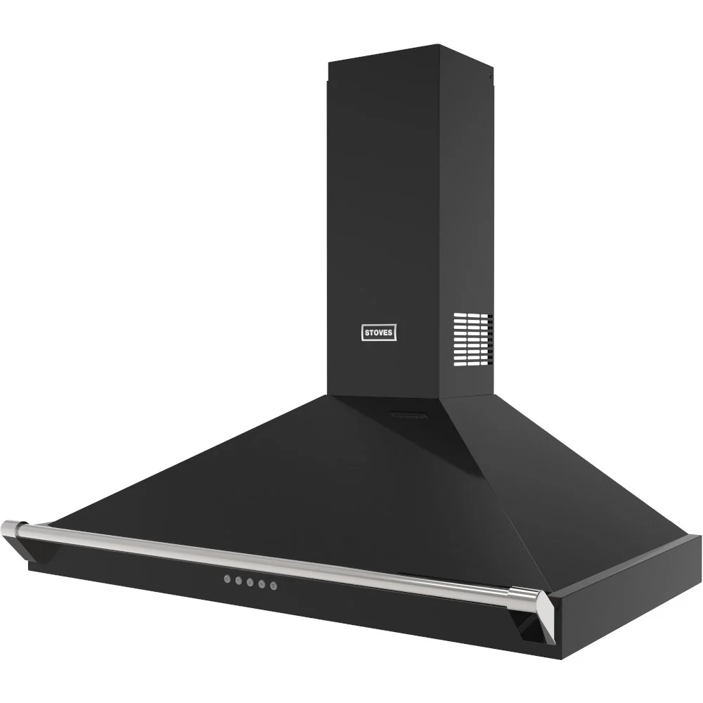 Stoves Richmond 110PYR 444411660 - Black 110cm Chimney Extractor - 610/760 m³/h - A+ Energy - Image 3