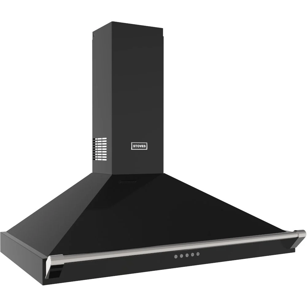 Stoves Richmond 110PYR 444411660 - Black 110cm Chimney Extractor - 610/760 m³/h - A+ Energy - Image 4