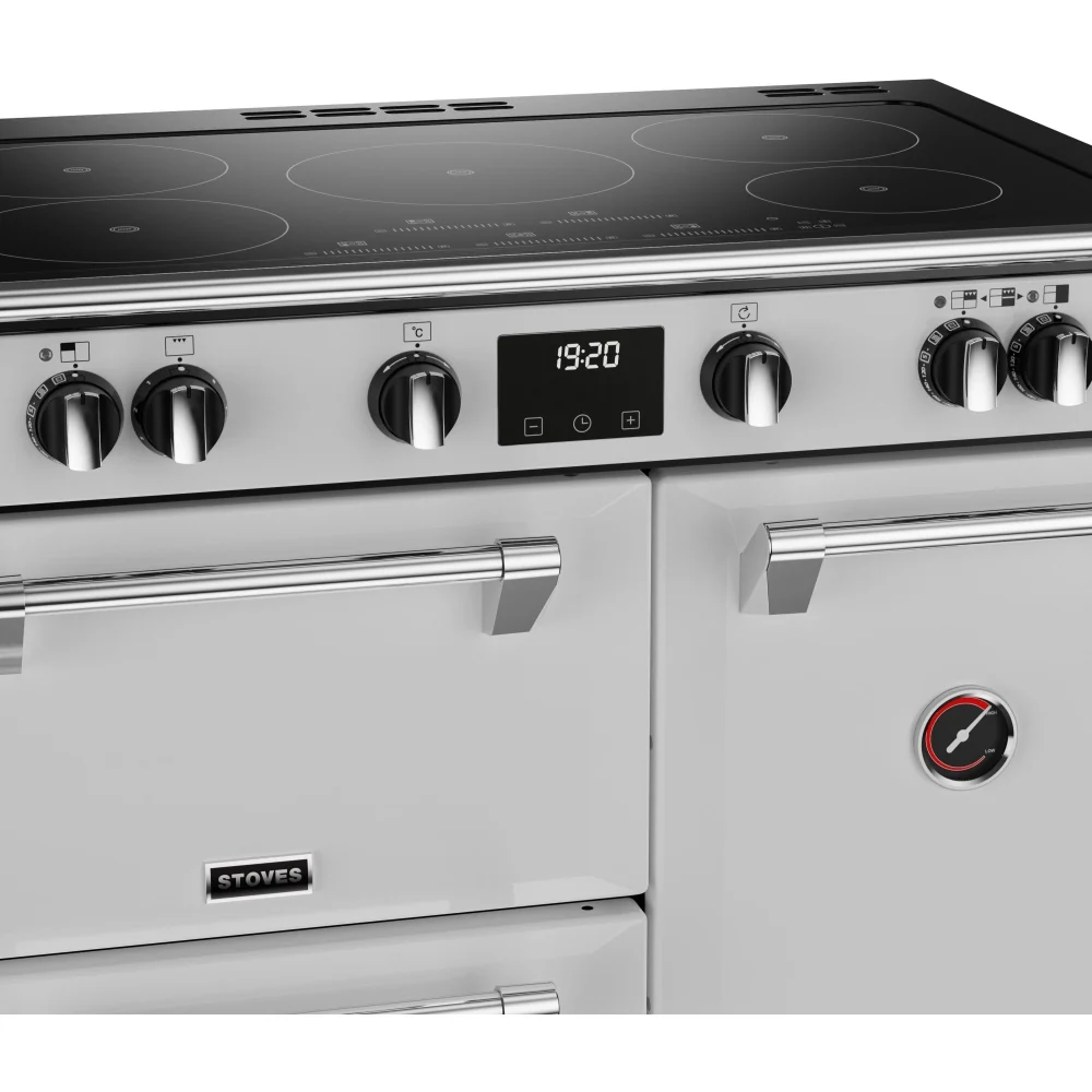 Stoves Richmond Deluxe D900Ei TCH 444411534 - Icy White 90cm Induction Range Cooker - 168L - A energy - Image 3