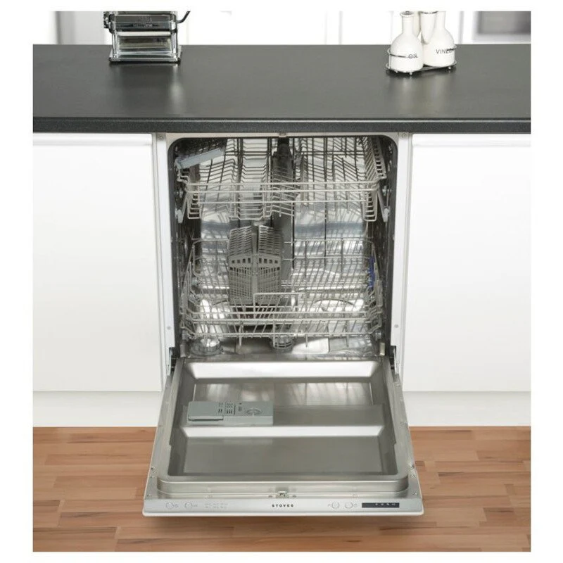Stoves SDW60 444444035 - White 14 Place Setting Fully Integrated Dishwasher - 60cm - D energy rating