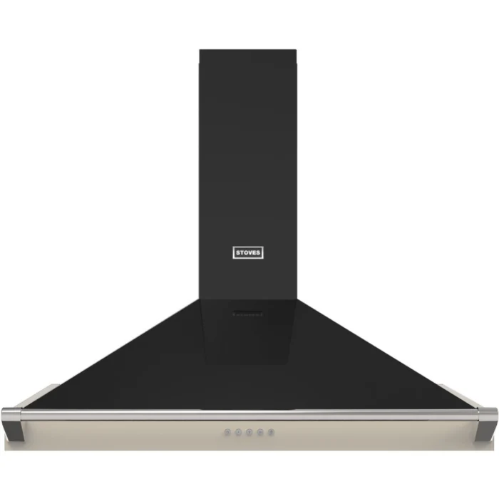 Stoves ST RICHMOND CHIM 90PYR CRM 444411657 - Cream 90cm Pyramid Extractor - 610m3/h Extraction Rate - A+ energy
