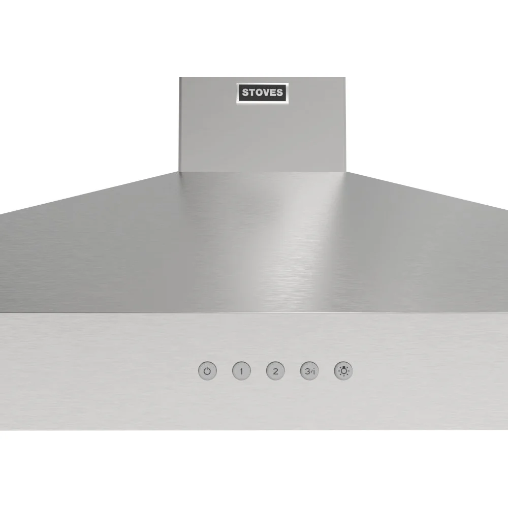 Stoves Sterling 100PYR 444411653 - Stainless Steel 100cm Chimney Extractor - 610 m³/h - A+ Rated - Image 2