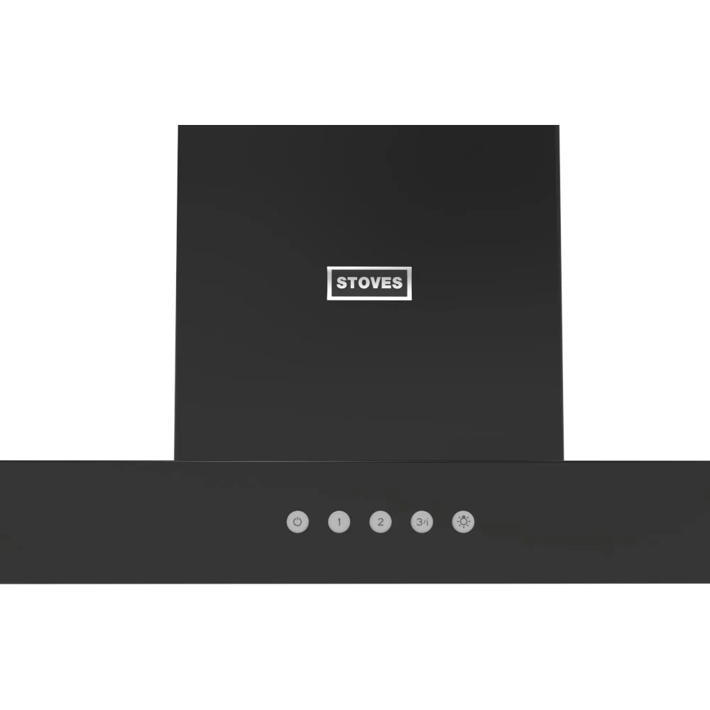 Stoves Sterling 110T 444411648 - Black 110cm Chimney Cooker Hood - 590 m³/h (Variable) - A+ energy - Image 2