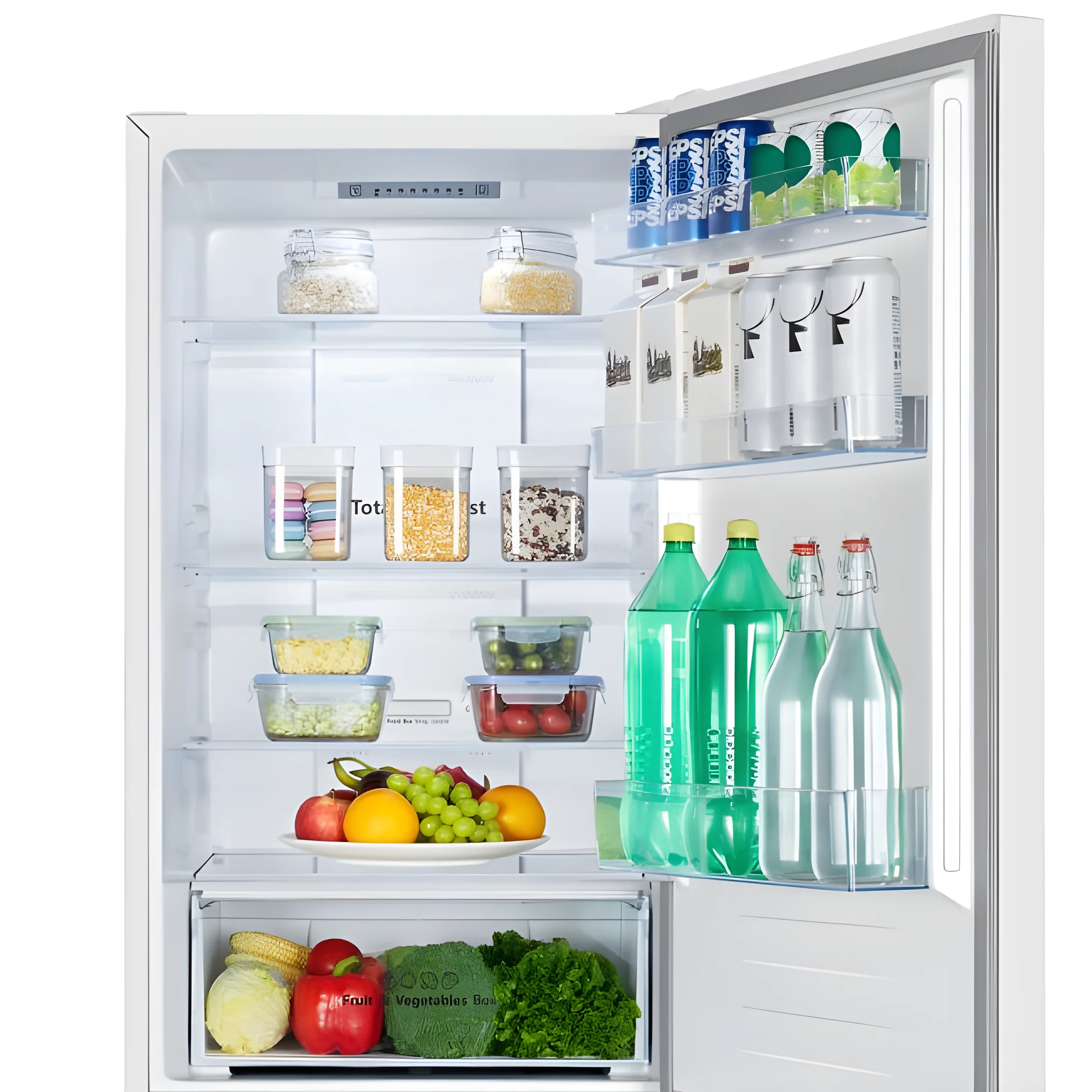 Teknix FFPH186W - White 60/40 Split Fridge Freezer - 304L Capacity - E Rated - Image 4