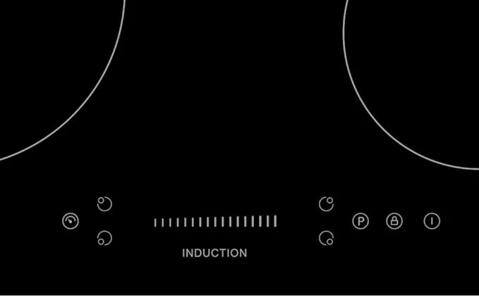 Teknix SCIH6PISL - Black 4 Zone Induction Hob 13amp plug in - Image 3