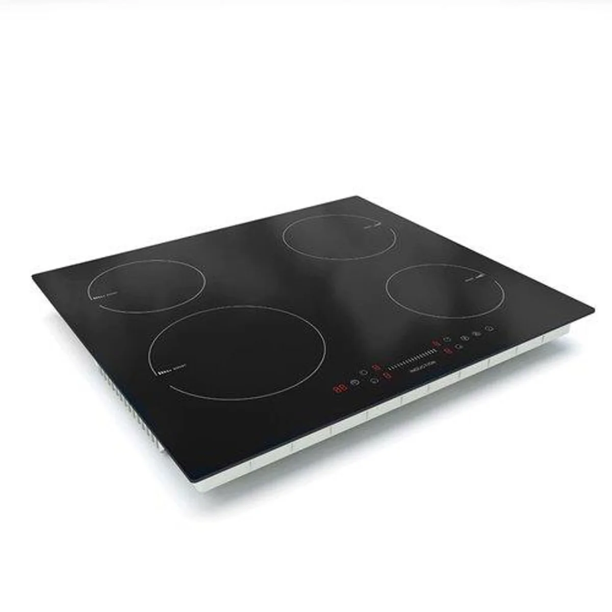 Teknix SCIH6PISL - Black 4 Zone Induction Hob 13amp plug in - Image 4