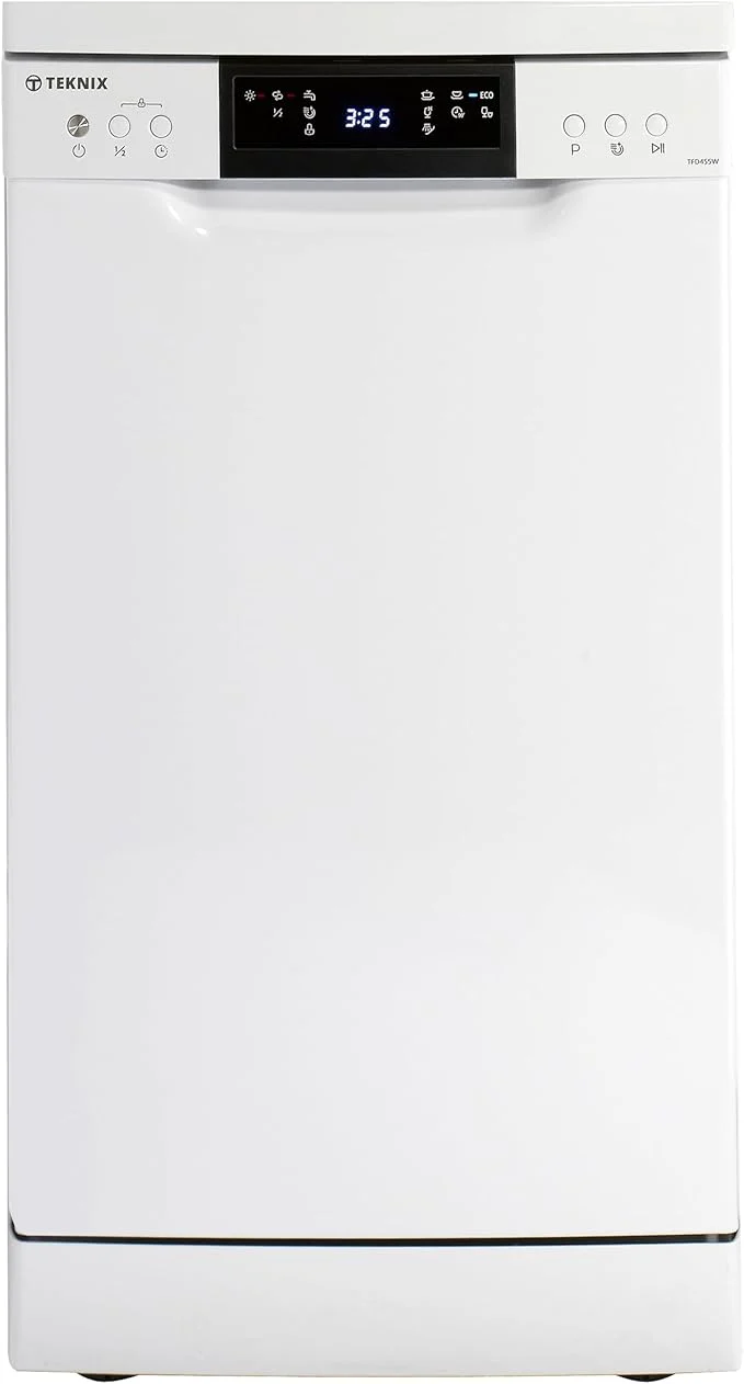 Teknix TFD455W - White Freestanding Dishwasher - E energy