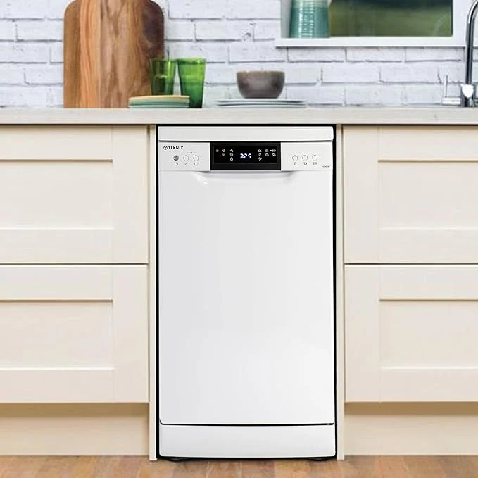 Teknix TFD455W - White Freestanding Dishwasher - E energy - Image 6