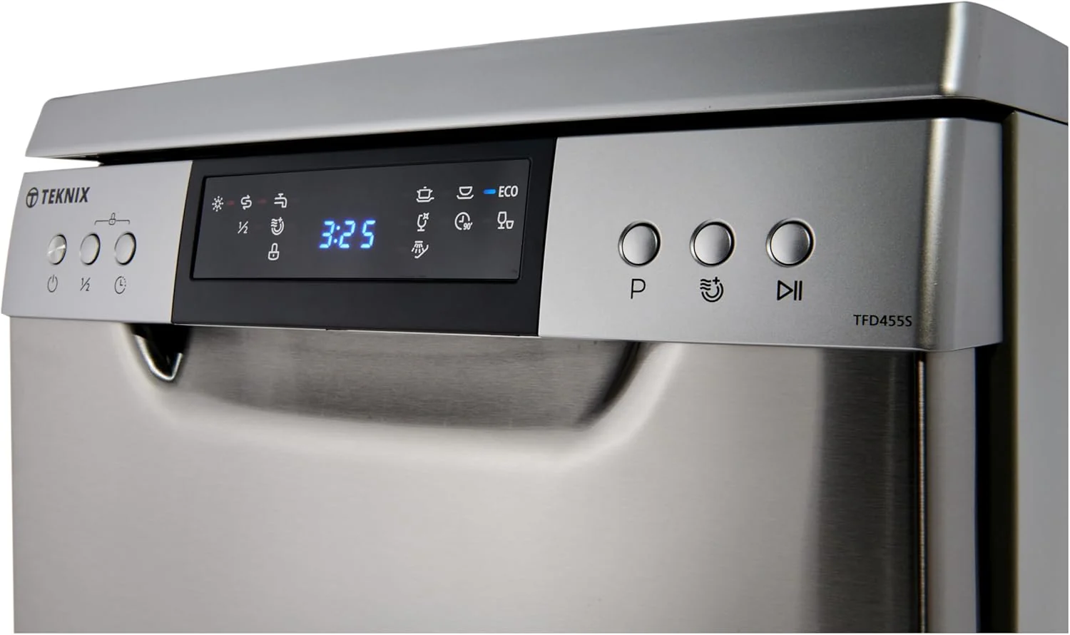 Teknix TFD616S - Stainless steel Freestanding Dishwasher - E energy - Image 5