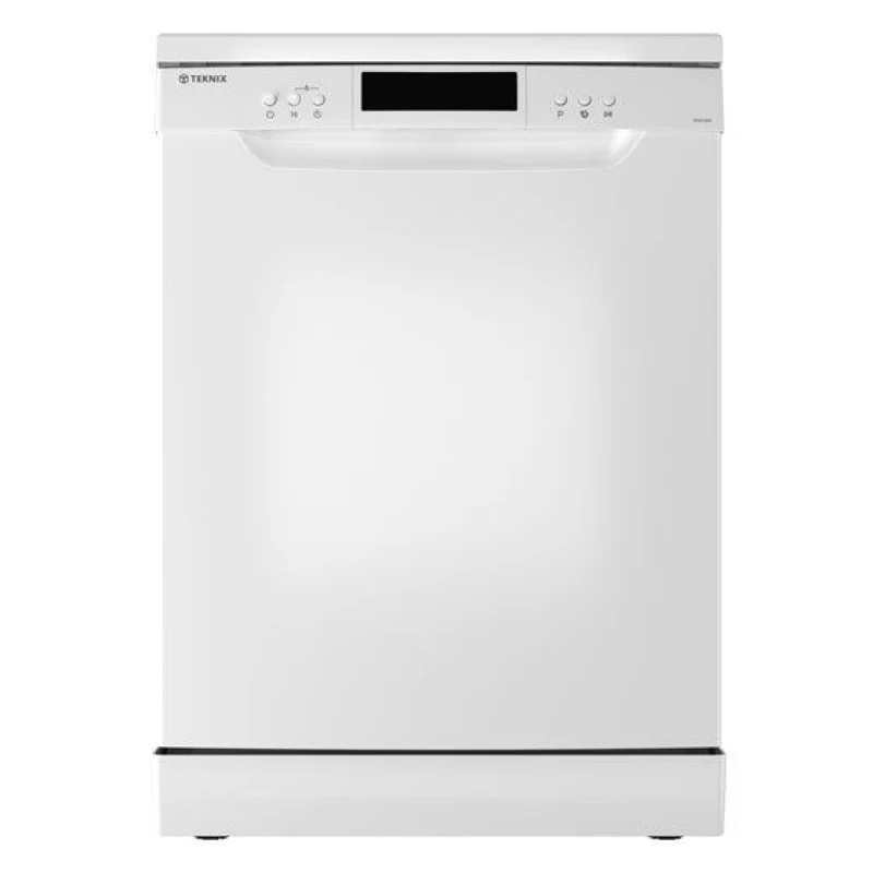 Teknix TFD616W - White Freestanding Dishwasher - E energy **TOP CUTLERY RACK**