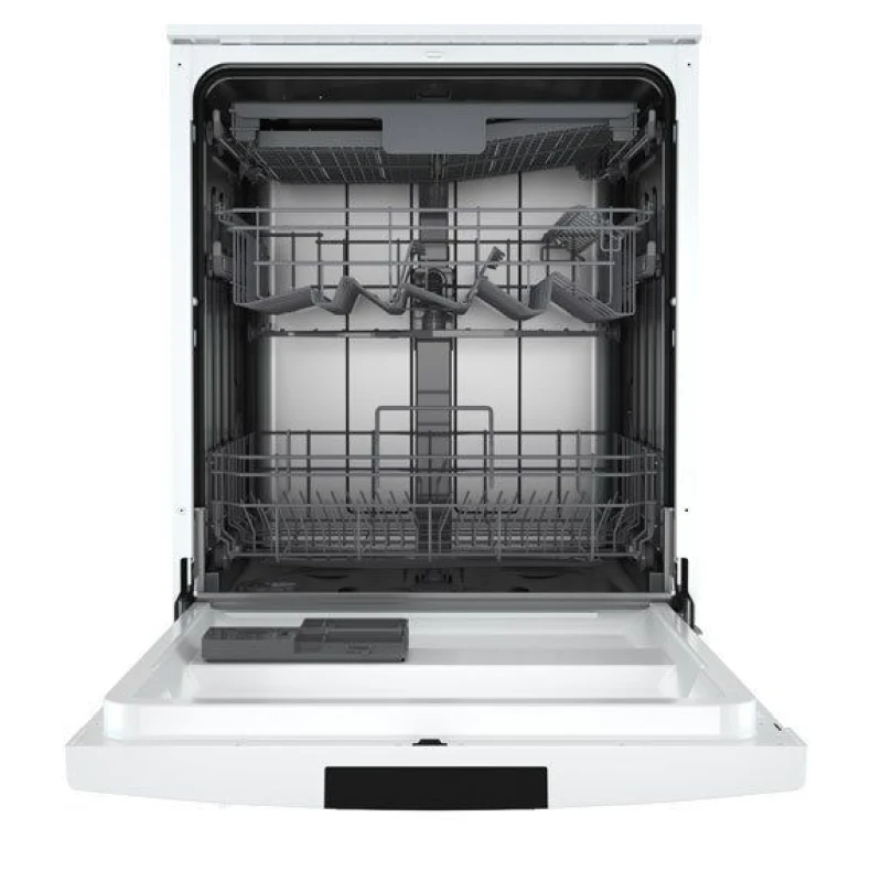 Teknix TFD616W - White Freestanding Dishwasher - E energy **TOP CUTLERY RACK** - Image 2