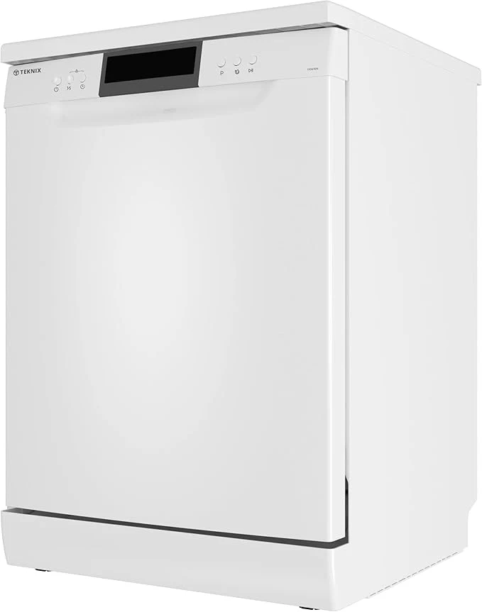 Teknix TFD616W - White Freestanding Dishwasher - E energy **TOP CUTLERY RACK** - Image 7