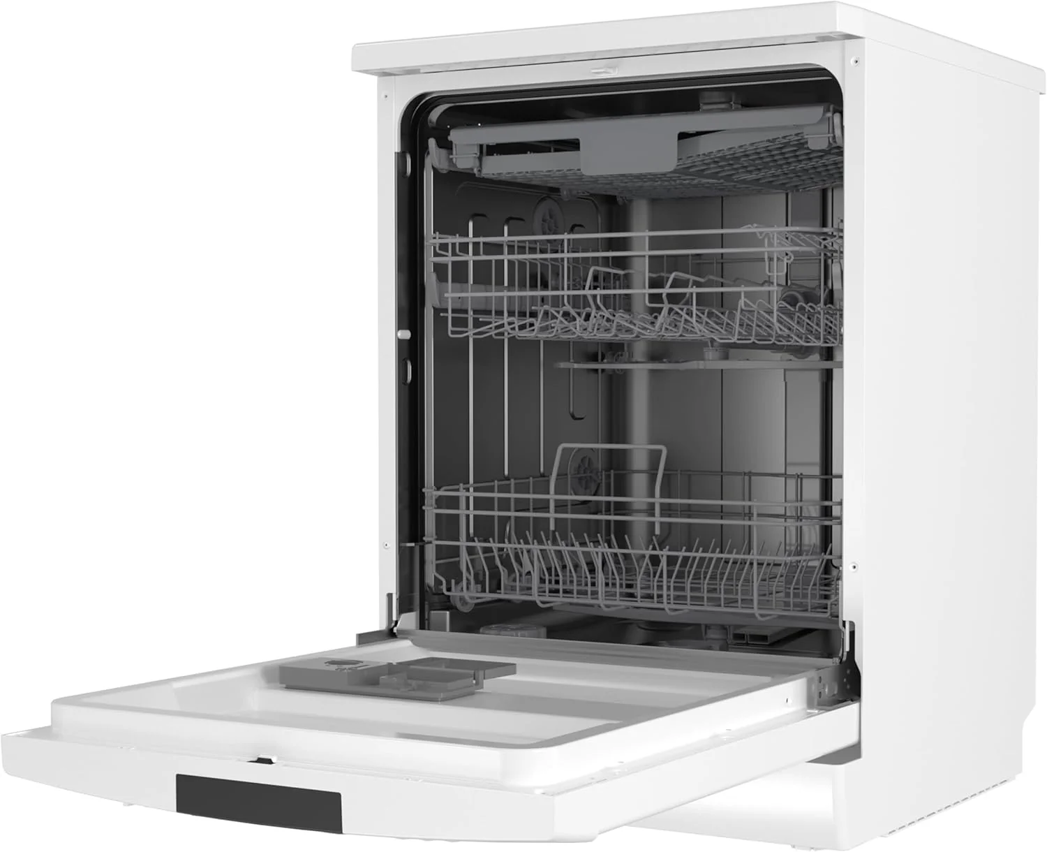 Teknix TFD616W - White Freestanding Dishwasher - E energy **TOP CUTLERY RACK** - Image 8