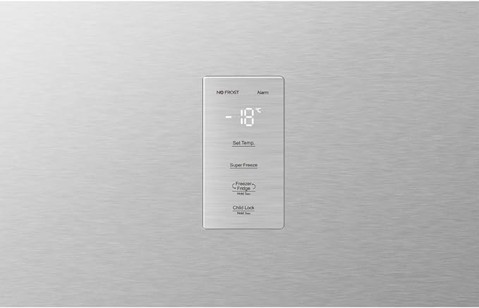 Teknix TH70HNFX - Stainless steel Freestanding Hybrid Frost Free Fridge / Freezer - E energy CAN ALSO BE USED AS A LARDER FRIDGE OR FROST FREE FREEZER - Image 3