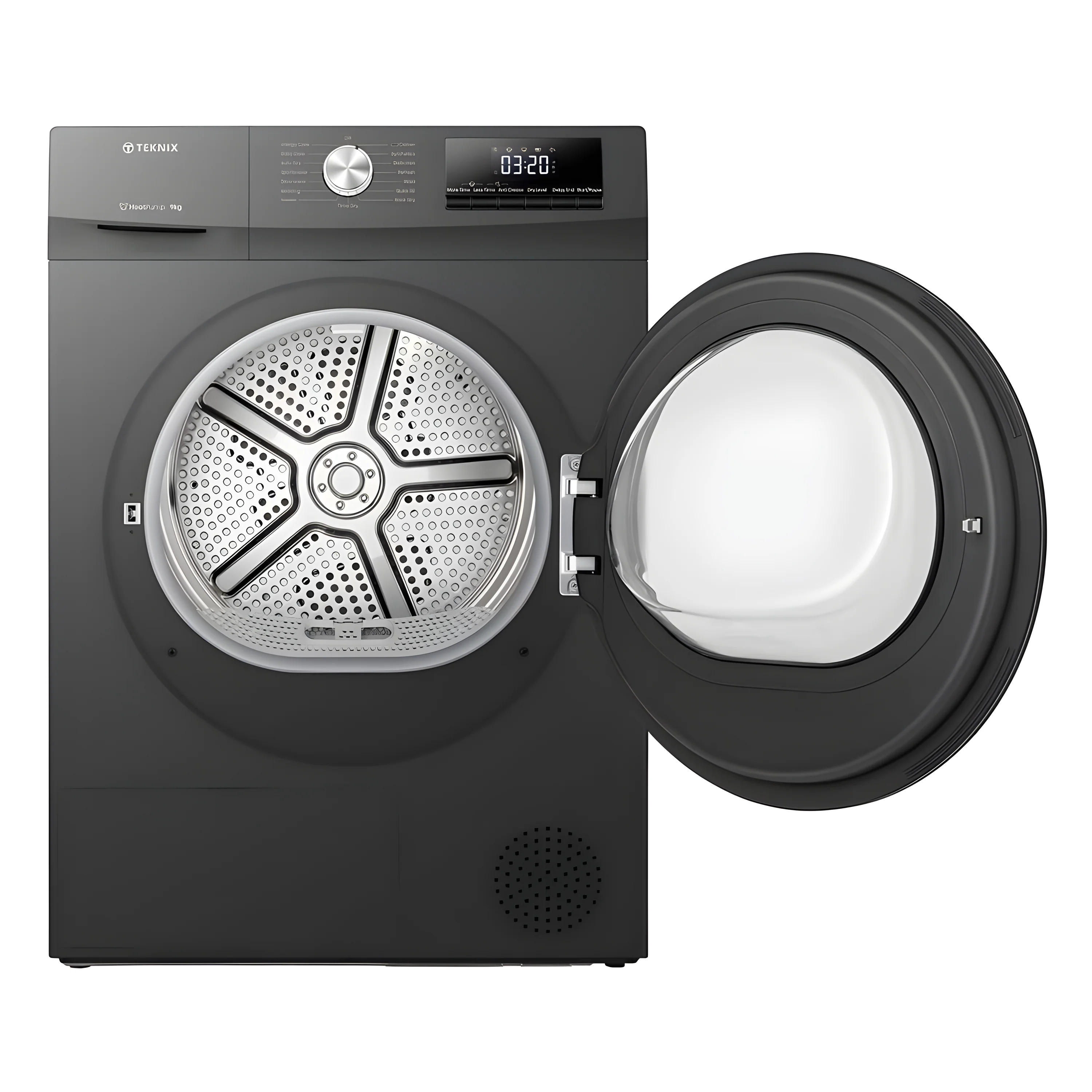 Teknix TKHP9HS Titanium Freestanding 9kg Heatpump Dryer - E Rated - Image 2