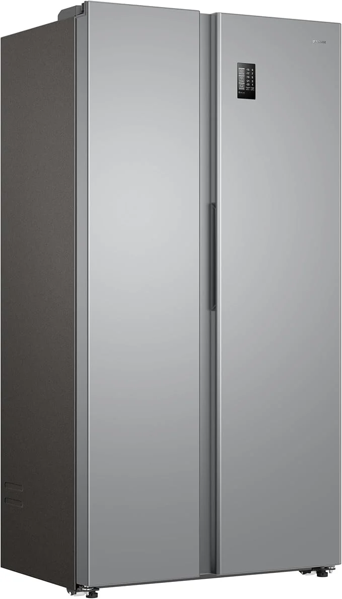 Teknix TX2SBS1791PS - Silver American Fridge Freezer - 530L - Side-by-Side - Frost Free - E Energy - Image 2