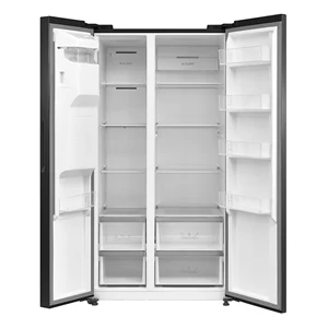 Tesla T569AFFB - Dark Inox American Fridge Freezer - 569L Capacity - E Energy Rating - Image 2