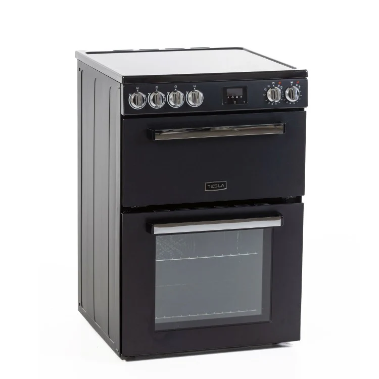 Tesla TMRC60B - Black 60cm Range Cooker - 4 Zone Ceramic Hob - A Energy - Image 2