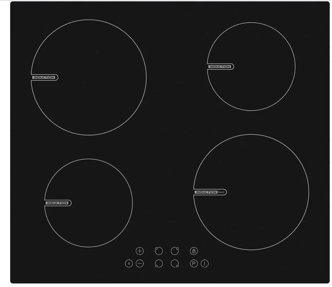 White Knight DAWKHBII60-P - 4 Zone Induction Hob