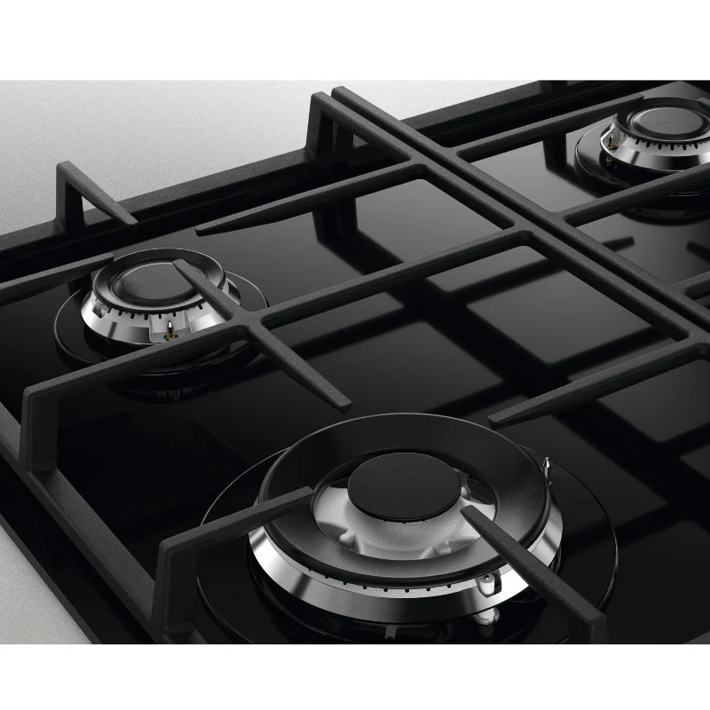 Zanussi ZGGN755K - Black 5 Zone Gas Hob - Image 2