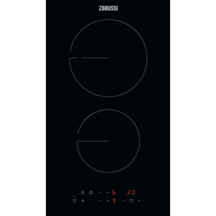 Zanussi ZHRN383K - Black 2 Zone Domino Hob