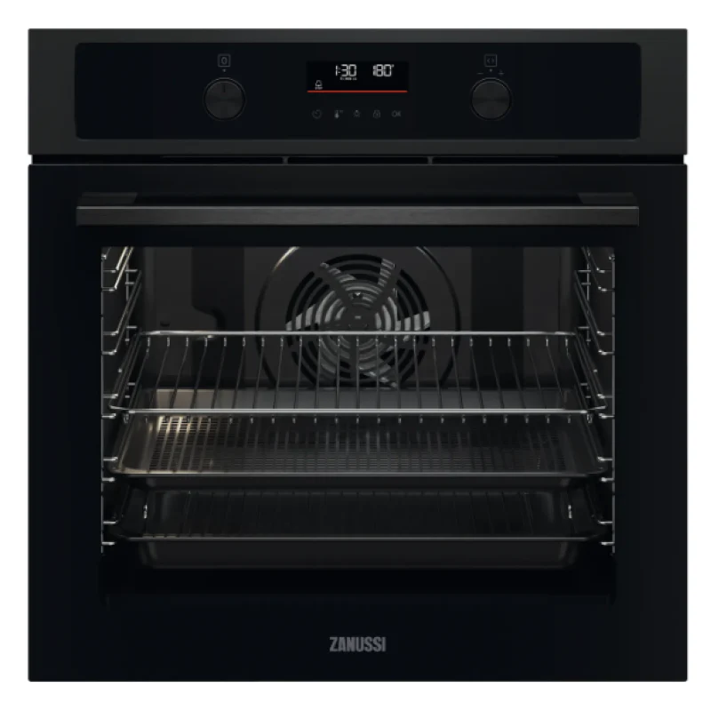 Zanussi ZOHNA7KN - Black Built in Single Oven - A+ energy