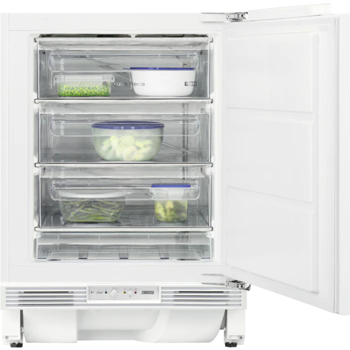 Zanussi ZYAE82ER - Built Under Fast Freeze Freezer with Fixed Hinge Door Fixing - E energy